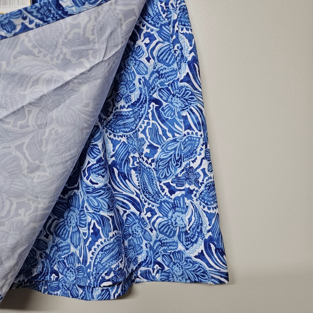 Ripskirt Hawaii Tropical Wrap Skirt‎ Size L Pockets Pleated Resort Beach NEW - Picture 3 of 8
